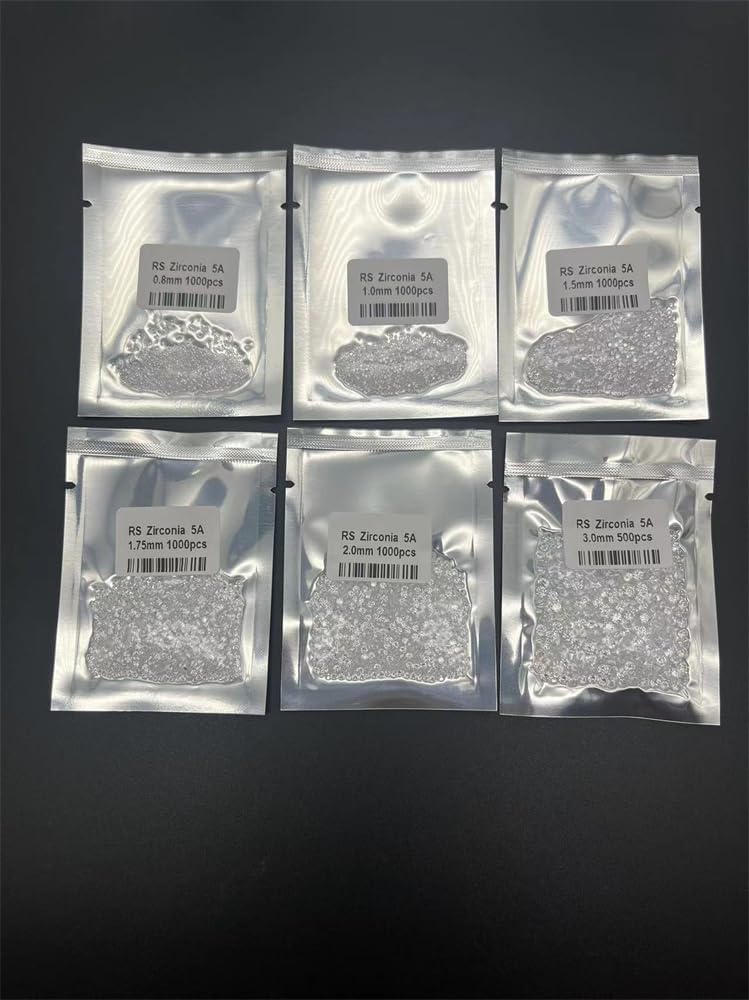 gepas WUZHOUGEMS 0.8-10mm White AAAAA Round Machine Cut Loose Cubic Zirconia Stone Clear CZ Synthetic Gemstone For Jewelry Making - Image 2